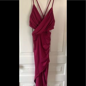 NWT Angel Biba Fuchsia Strappy Dress